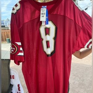 49ers #8 Young X-Large Champion Not worn a/ Tags